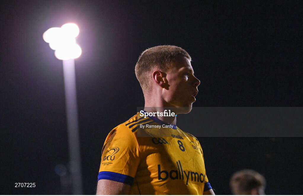 9 January 2024; Matthew Costello of DCU during the Electric Ireland Higher Education GAA Sigerson Cup Round 1 match between Queens University Belfast and DCU at The Dub at Queen’s Sport in Belfast. Photo by Ramsey Cardy/Sportsfile
