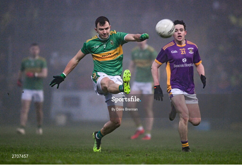 7 January 2024; Michael Warnock of Glen during the AIB GAA Football All-Ireland Senior Club Championship semi-final match between Kilmacud Crokes of Dublin, and Glen of Derry, at Páirc Esler in Newry, Down. Photo by Daire Brennan/Sportsfile