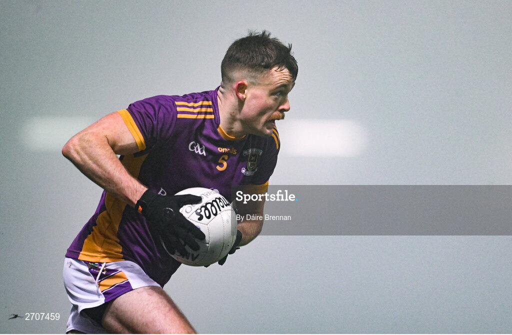 7 January 2024; Cian O'Connor of Kilmacud Crokes during the AIB GAA Football All-Ireland Senior Club Championship semi-final match between Kilmacud Crokes of Dublin, and Glen of Derry, at Páirc Esler in Newry, Down. Photo by Daire Brennan/Sportsfile