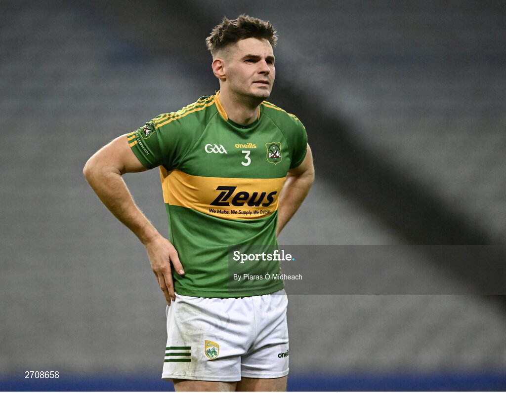 13 January 2024; Colm Barry of Castlelyons after his side's defeat in the AIB GAA Hurling All-Ireland Intermediate Club Championship final match between Castlelyons of Cork and Thomastown of Kilkenny at Croke Park in Dublin. Photo by Piaras Ó Mídheach/Sportsfile
