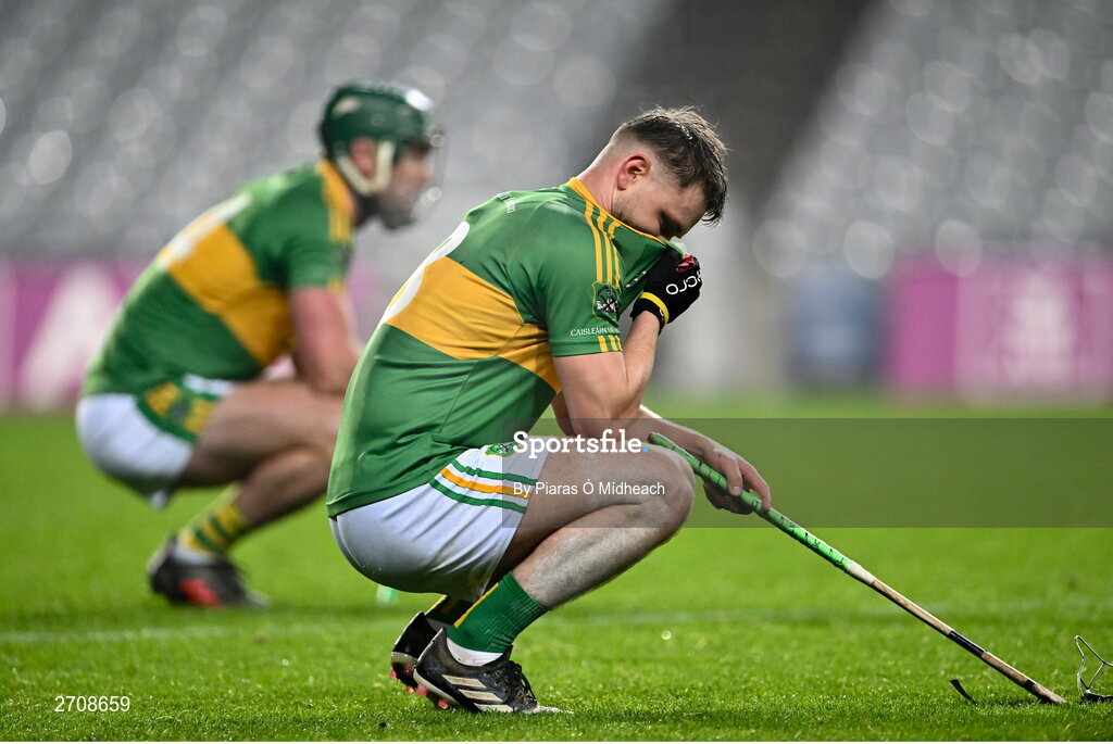 13 January 2024; Barry Murphy of Castlelyons after his side's defeat in the AIB GAA Hurling All-Ireland Intermediate Club Championship final match between Castlelyons of Cork and Thomastown of Kilkenny at Croke Park in Dublin. Photo by Piaras Ó Mídheach/Sportsfile