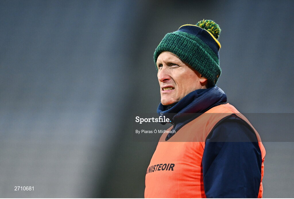 13 January 2024; Castlelyons manager Noel Furlong during the AIB GAA Hurling All-Ireland Intermediate Club Championship final match between Castlelyons of Cork and Thomastown of Kilkenny at Croke Park in Dublin. Photo by Piaras Ó Mídheach/Sportsfile