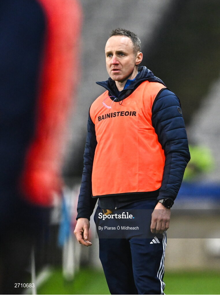 13 January 2024; Thomastown manager Noel Doherty during the AIB GAA Hurling All-Ireland Intermediate Club Championship final match between Castlelyons of Cork and Thomastown of Kilkenny at Croke Park in Dublin. Photo by Piaras Ó Mídheach/Sportsfile