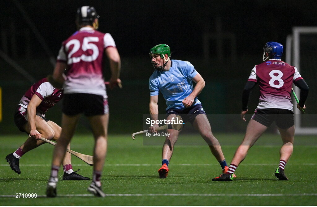 18 January 2024; Eoin Cody of SETU Carlow during the Electric Ireland Higher Education GAA Fitzgibbon Cup Round 1 match between SETU Carlow and University of Galway at SETU Carlow Sport Complex in Carlow. Photo by Seb Daly/Sportsfile