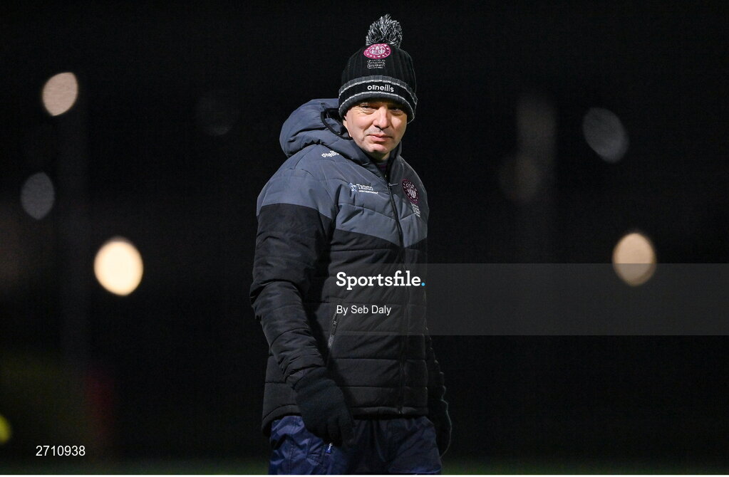 18 January 2024; University of Galway manager Jeffrey Lynskey before the Electric Ireland Higher Education GAA Fitzgibbon Cup Round 1 match between SETU Carlow and University of Galway at SETU Carlow Sport Complex in Carlow. Photo by Seb Daly/Sportsfile