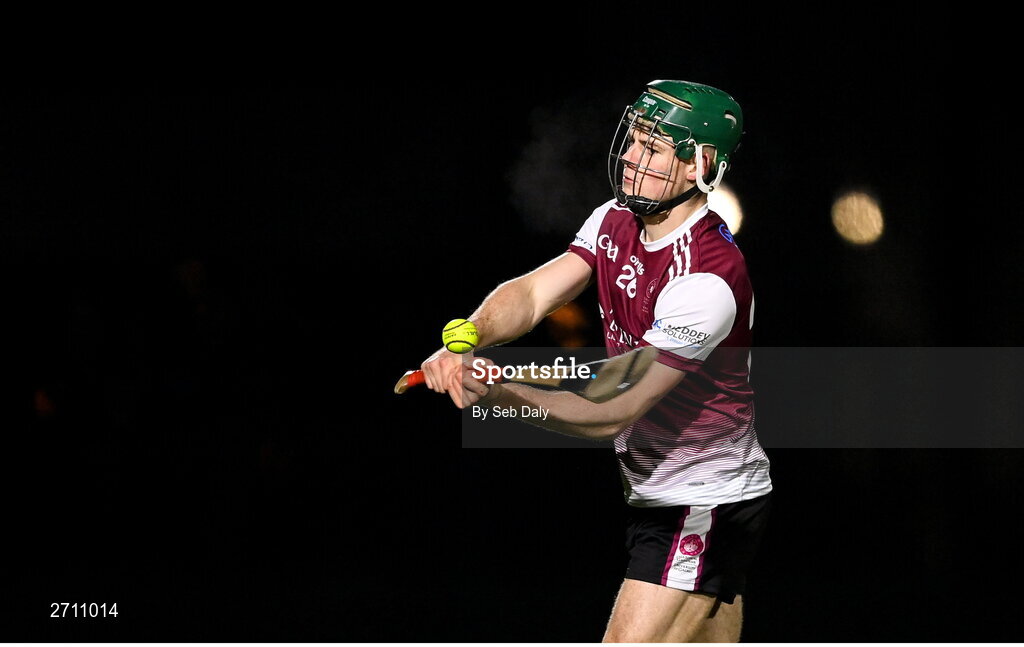 18 January 2024; Gavin Lee of University of Galway during the Electric Ireland Higher Education GAA Fitzgibbon Cup Round 1 match between SETU Carlow and University of Galway at SETU Carlow Sport Complex in Carlow. Photo by Seb Daly/Sportsfile