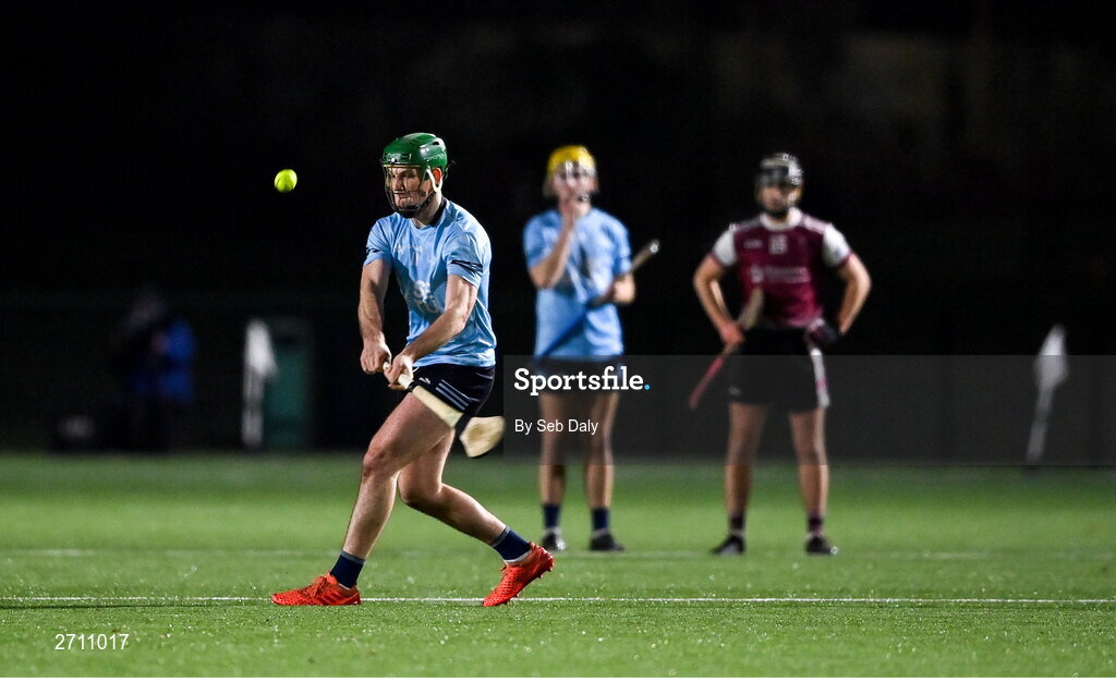 18 January 2024; Eoin Cody of SETU Carlow during the Electric Ireland Higher Education GAA Fitzgibbon Cup Round 1 match between SETU Carlow and University of Galway at SETU Carlow Sport Complex in Carlow. Photo by Seb Daly/Sportsfile