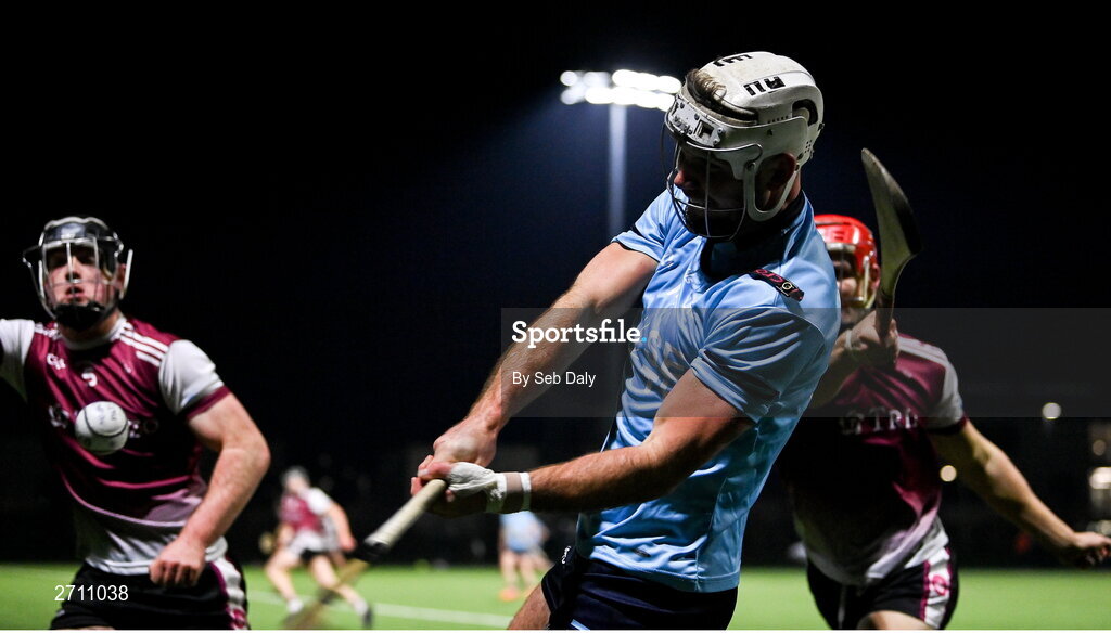 18 January 2024; Chris Nolan of SETU Carlow during the Electric Ireland Higher Education GAA Fitzgibbon Cup Round 1 match between SETU Carlow and University of Galway at SETU Carlow Sport Complex in Carlow. Photo by Seb Daly/Sportsfile