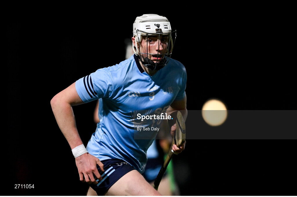18 January 2024; Conor Nolan of SETU Carlow during the Electric Ireland Higher Education GAA Fitzgibbon Cup Round 1 match between SETU Carlow and University of Galway at SETU Carlow Sport Complex in Carlow. Photo by Seb Daly/Sportsfile