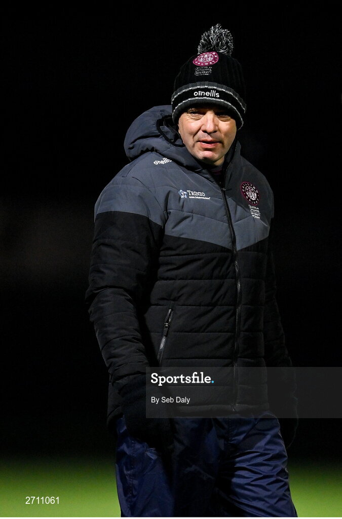 18 January 2024; University of Galway manager Jeffrey Lynskey before the Electric Ireland Higher Education GAA Fitzgibbon Cup Round 1 match between SETU Carlow and University of Galway at SETU Carlow Sport Complex in Carlow. Photo by Seb Daly/Sportsfile