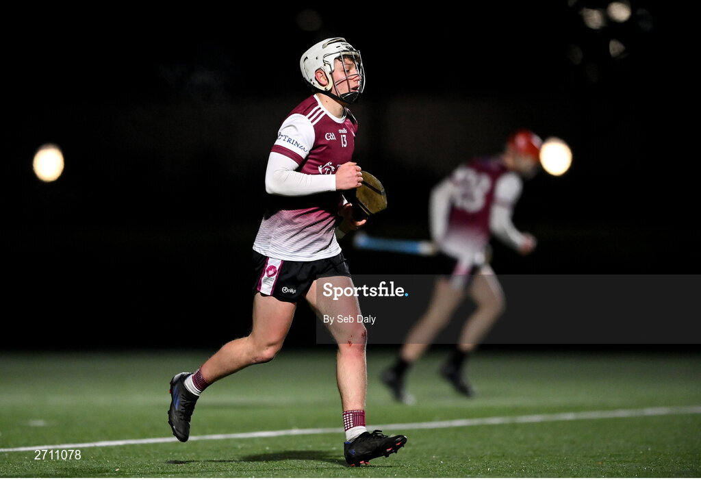 18 January 2024; Colm Molloy of University of Galway during the Electric Ireland Higher Education GAA Fitzgibbon Cup Round 1 match between SETU Carlow and University of Galway at SETU Carlow Sport Complex in Carlow. Photo by Seb Daly/Sportsfile