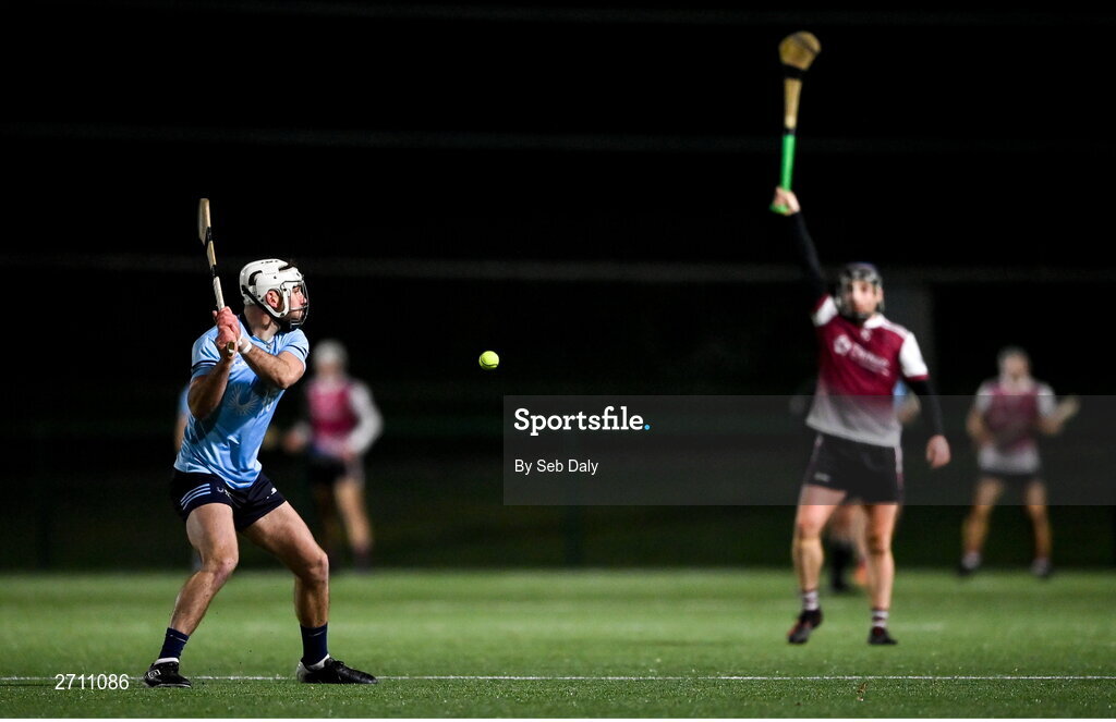 18 January 2024; Chris Nolan of SETU Carlow during the Electric Ireland Higher Education GAA Fitzgibbon Cup Round 1 match between SETU Carlow and University of Galway at SETU Carlow Sport Complex in Carlow. Photo by Seb Daly/Sportsfile
