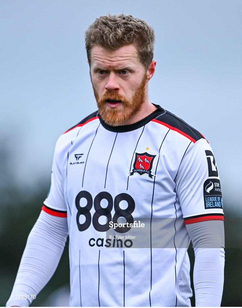 21 January 2024; Daryl Horgan of Dundalk during the PTSB Leinster Senior Cup Group A match between Malahide United and Dundalk at Gannon Park in Malahide, Dublin. Photo by Tyler Miller/Sportsfile