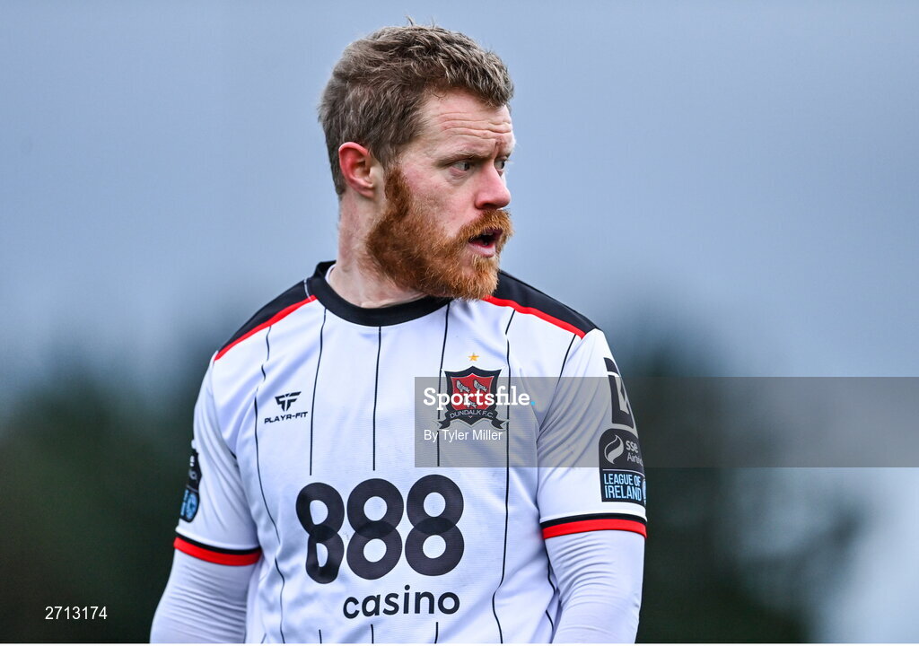 21 January 2024; Daryl Horgan of Dundalk during the PTSB Leinster Senior Cup Group A match between Malahide United and Dundalk at Gannon Park in Malahide, Dublin. Photo by Tyler Miller/Sportsfile