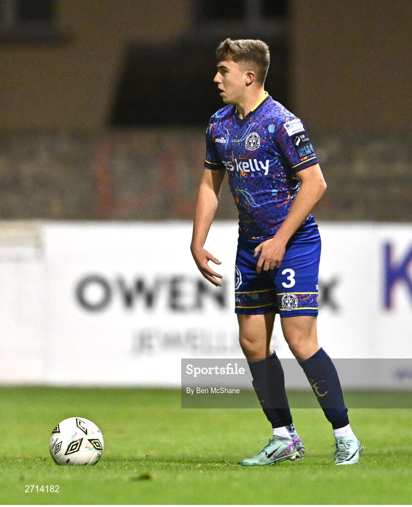 22 January 2024; Jake Hough of Bohemians during the PTSB Leinster Senior Cup Group A match between Drogheda United and Bohemians at Weaver's Park in Drogheda, Louth. Photo by Ben McShane/Sportsfile
