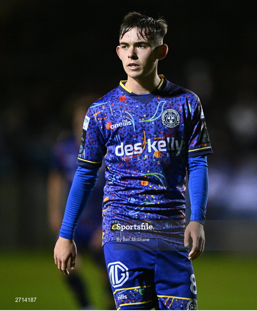22 January 2024; Billy Gilmore of Bohemians during the PTSB Leinster Senior Cup Group A match between Drogheda United and Bohemians at Weaver's Park in Drogheda, Louth. Photo by Ben McShane/Sportsfile