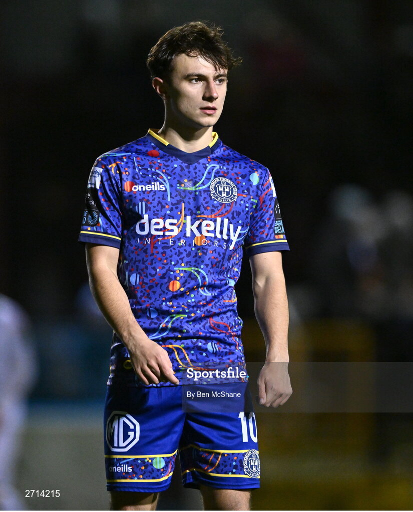 22 January 2024; Taylor Mooney of Bohemians during the PTSB Leinster Senior Cup Group A match between Drogheda United and Bohemians at Weaver's Park in Drogheda, Louth. Photo by Ben McShane/Sportsfile