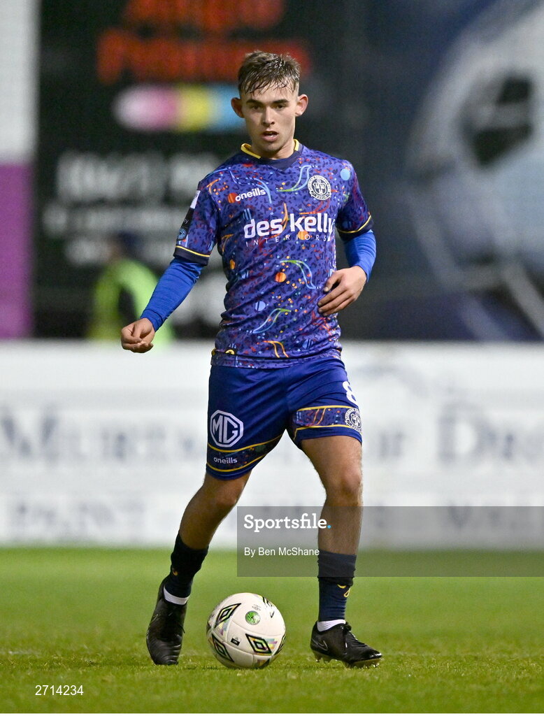 22 January 2024; Billy Gilmore of Bohemians during the PTSB Leinster Senior Cup Group A match between Drogheda United and Bohemians at Weaver's Park in Drogheda, Louth. Photo by Ben McShane/Sportsfile