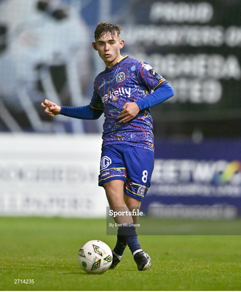 22 January 2024; Billy Gilmore of Bohemians during the PTSB Leinster Senior Cup Group A match between Drogheda United and Bohemians at Weaver's Park in Drogheda, Louth. Photo by Ben McShane/Sportsfile
