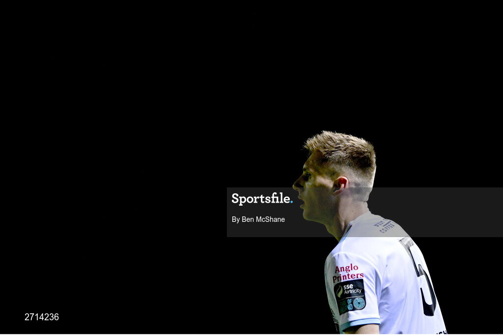 22 January 2024; Hayden Cann of Drogheda United during the PTSB Leinster Senior Cup Group A match between Drogheda United and Bohemians at Weaver's Park in Drogheda, Louth. Photo by Ben McShane/Sportsfile