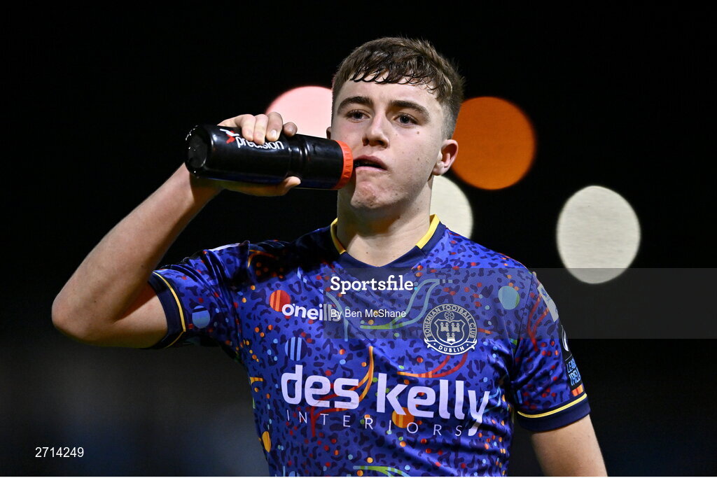 22 January 2024; Jake Hough of Bohemians after the PTSB Leinster Senior Cup Group A match between Drogheda United and Bohemians at Weaver's Park in Drogheda, Louth. Photo by Ben McShane/Sportsfile