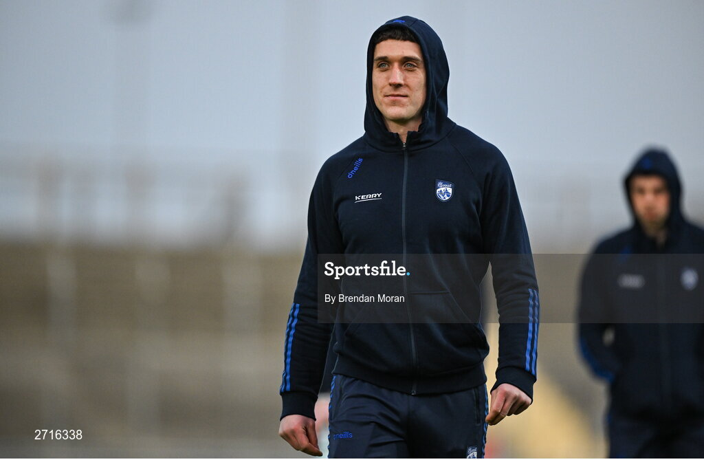 27 January 2024; Joe O'Connor of Kerry walks the pitch before the Allianz Football League Division 1 match between Kerry and Derry at Austin Stack Park in Tralee, Kerry. Photo by Brendan Moran/Sportsfile