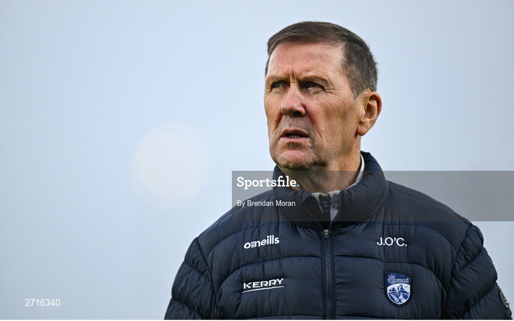 27 January 2024; Kerry manager Jack O'Connor before the Allianz Football League Division 1 match between Kerry and Derry at Austin Stack Park in Tralee, Kerry. Photo by Brendan Moran/Sportsfile