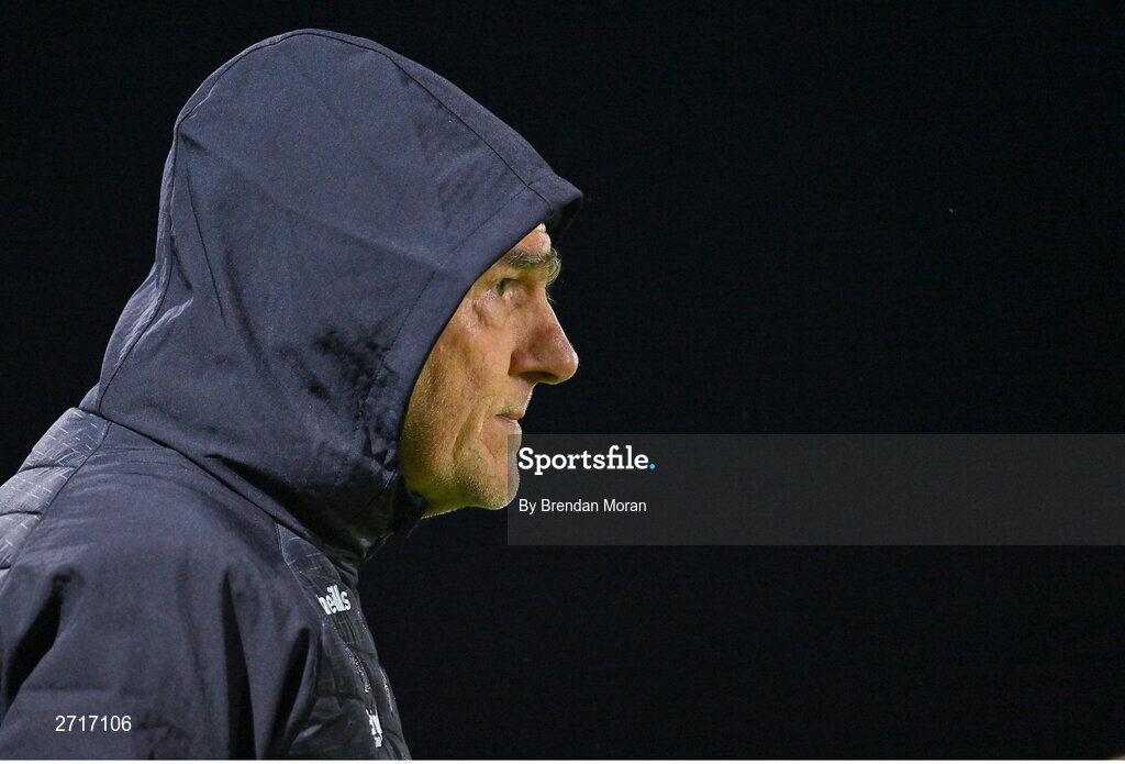 27 January 2024; Derry manager Mickey Harte during the Allianz Football League Division 1 match between Kerry and Derry at Austin Stack Park in Tralee, Kerry. Photo by Brendan Moran/Sportsfile