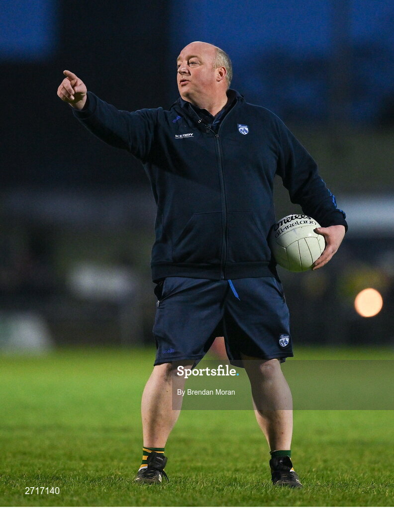 27 January 2024; Kerry kit and logistics manager Colm Whelan before the Allianz Football League Division 1 match between Kerry and Derry at Austin Stack Park in Tralee, Kerry. Photo by Brendan Moran/Sportsfile