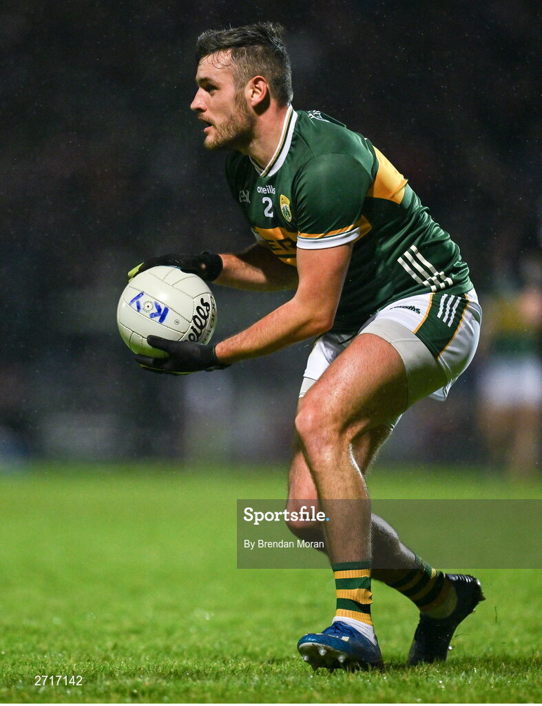 27 January 2024; Graham O'Sullivan of Kerry during the Allianz Football League Division 1 match between Kerry and Derry at Austin Stack Park in Tralee, Kerry. Photo by Brendan Moran/Sportsfile