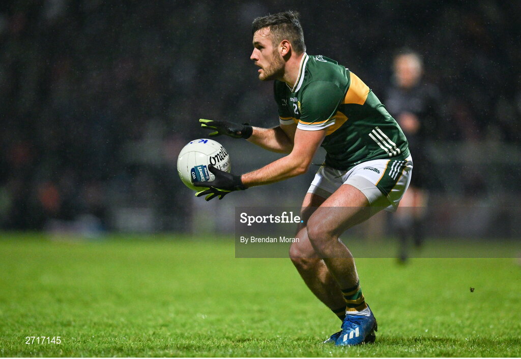 27 January 2024; Graham O'Sullivan of Kerry during the Allianz Football League Division 1 match between Kerry and Derry at Austin Stack Park in Tralee, Kerry. Photo by Brendan Moran/Sportsfile