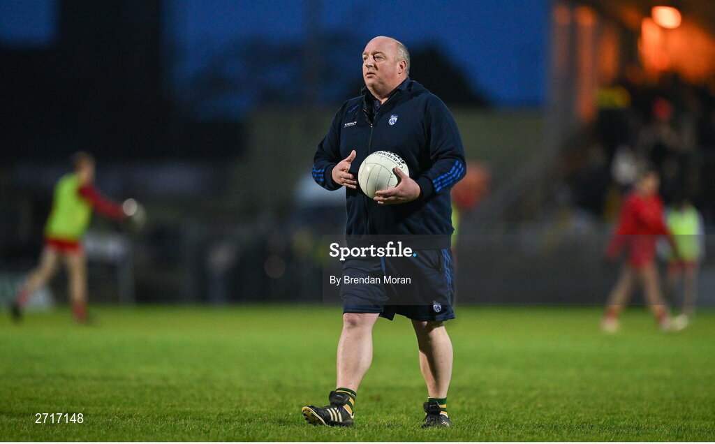27 January 2024; Kerry kit and logistics manager Colm Whelan before the Allianz Football League Division 1 match between Kerry and Derry at Austin Stack Park in Tralee, Kerry. Photo by Brendan Moran/Sportsfile