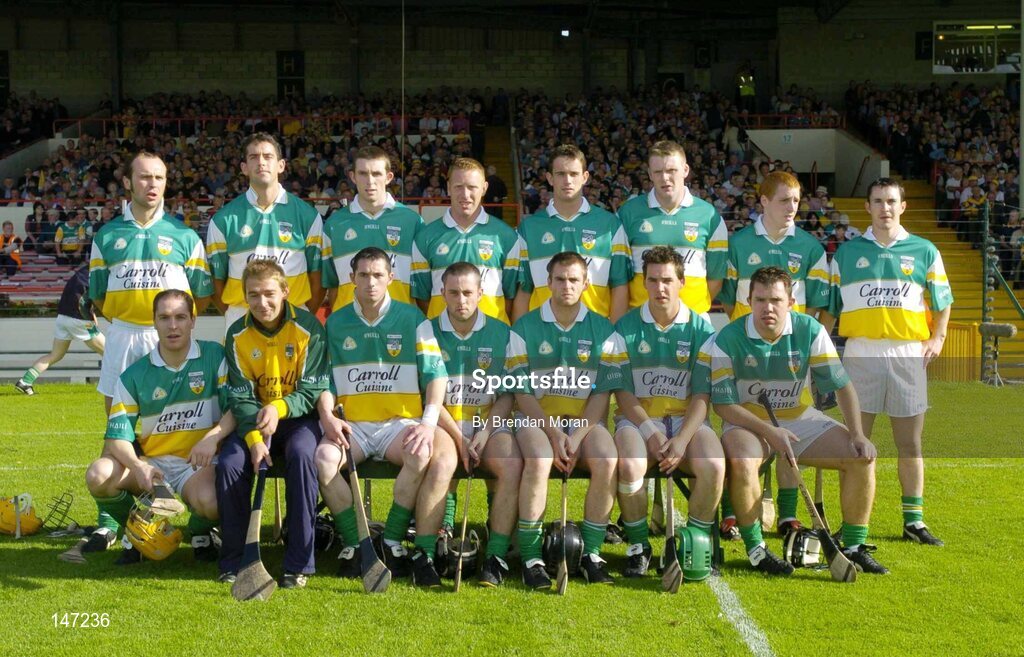 17 July 2004; The Offaly team. Guinness Senior Hurling Championship Qualifier, Round 3, Clare v Offaly, Gaelic Grounds, Limerick. Picture credit; Brendan Moran / SPORTSFILE