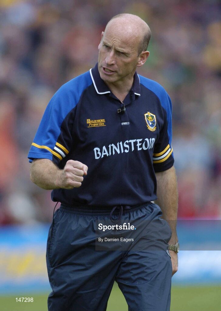 18 July 2004; Roscommon manager Tommy Carr during the match. Bank of Ireland Connacht Senior Football Championship Final, Mayo v Roscommon, McHale Park, Castlebar, Co. Mayo. Picture credit; Damien Eagers / SPORTSFILE