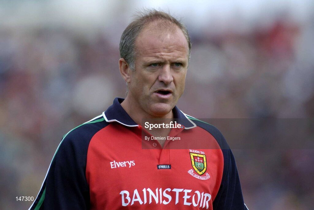 18 July 2004; John Maughan, Mayo manager, during the match. Bank of Ireland Connacht Senior Football Championship Final, Mayo v Roscommon, McHale Park, Castlebar, Co. Mayo. Picture credit; Damien Eagers / SPORTSFILE