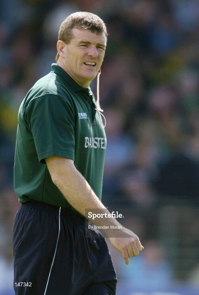 18 July 2004; Liam Kearns, Limerick manager. Bank of Ireland Munster Senior Football Championship Final Replay, Kerry v Limerick, Fitzgerald Stadium, Killarney, Co. Kerry. Picture credit; Brendan Moran / SPORTSFILE