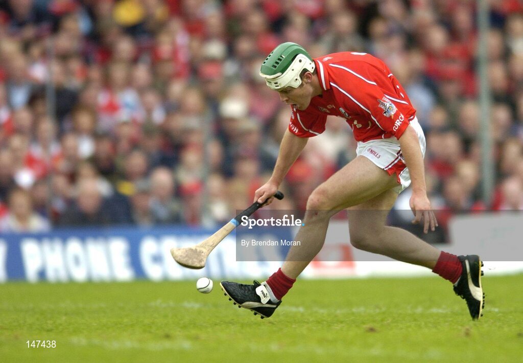 10 July 2004; Niall McCarthy, Cork. Guinness Senior Hurling Championship Qualifier, Round 3, Cork v Tipperary, Fitzgerald Stadium, Killarney, Co. Kerry. Picture credit; Brendan Moran / SPORTSFILE