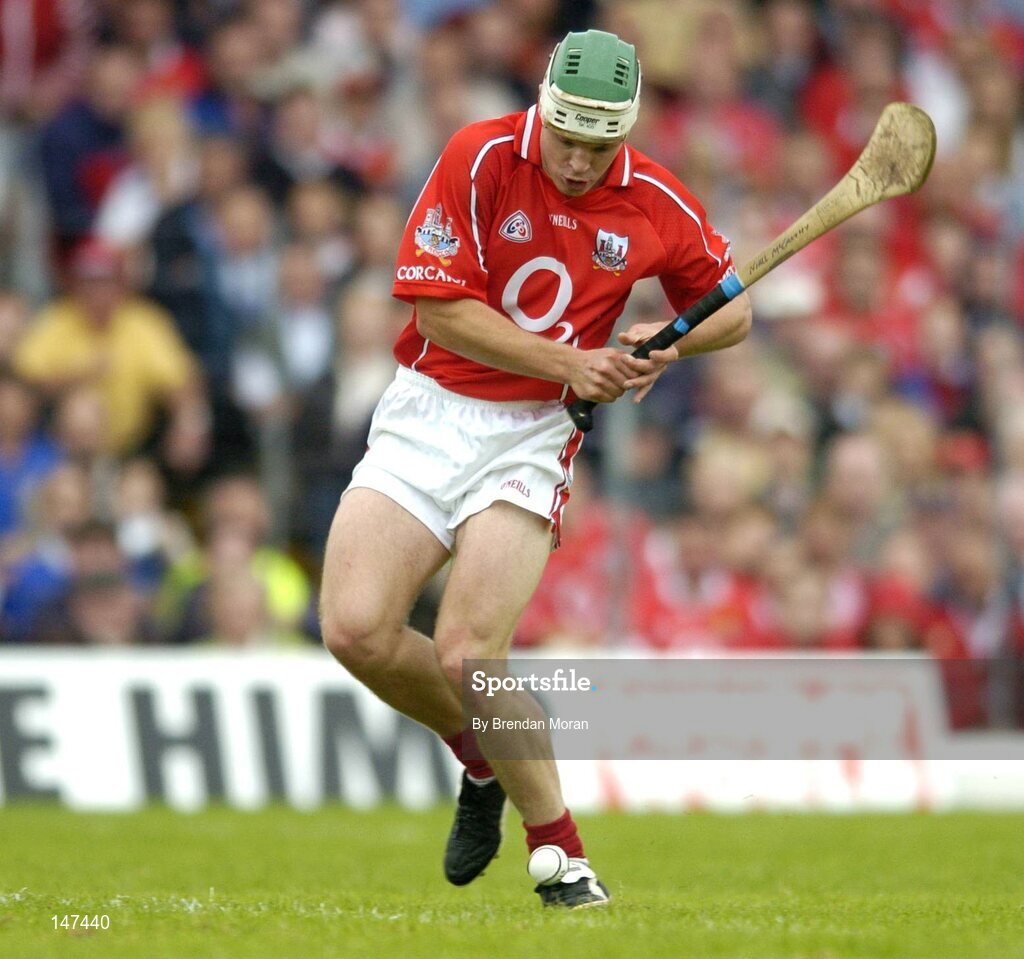 10 July 2004; Niall McCarthy, Cork. Guinness Senior Hurling Championship Qualifier, Round 3, Cork v Tipperary, Fitzgerald Stadium, Killarney, Co. Kerry. Picture credit; Brendan Moran / SPORTSFILE