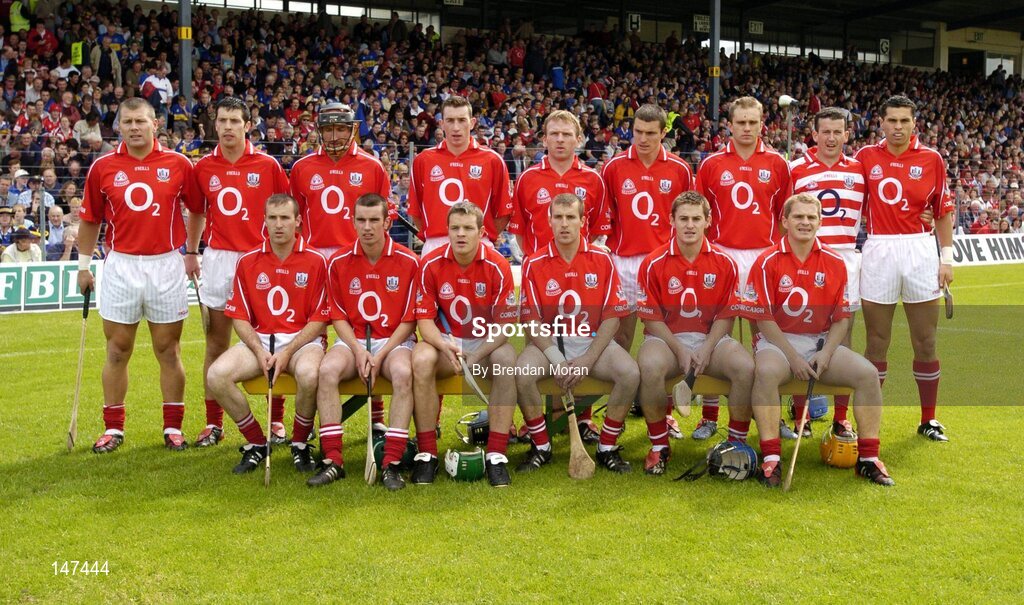 10 July 2004; The Cork team. Guinness Senior Hurling Championship Qualifier, Round 3, Cork v Tipperary, Fitzgerald Stadium, Killarney, Co. Kerry. Picture credit; Brendan Moran / SPORTSFILE