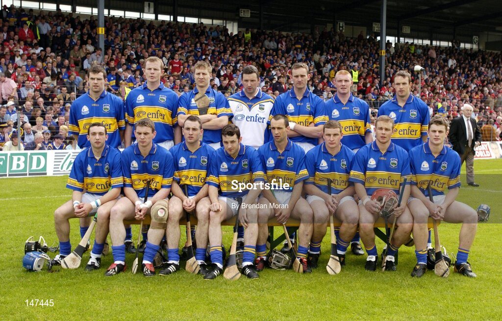 10 July 2004; The Tipperary team. Guinness Senior Hurling Championship Qualifier, Round 3, Cork v Tipperary, Fitzgerald Stadium, Killarney, Co. Kerry. Picture credit; Brendan Moran / SPORTSFILE