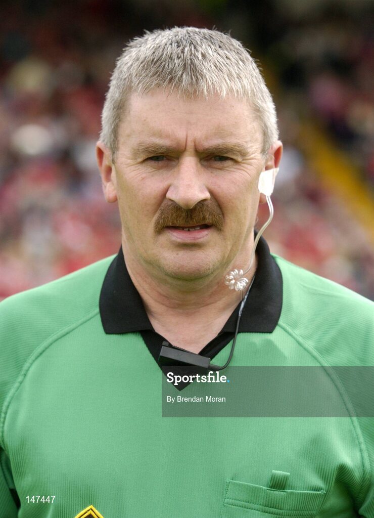 10 July 2004; Pat Horan, Linesman and Referee. Guinness Senior Hurling Championship Qualifier, Round 3, Cork v Tipperary, Fitzgerald Stadium, Killarney, Co. Kerry. Picture credit; Brendan Moran / SPORTSFILE