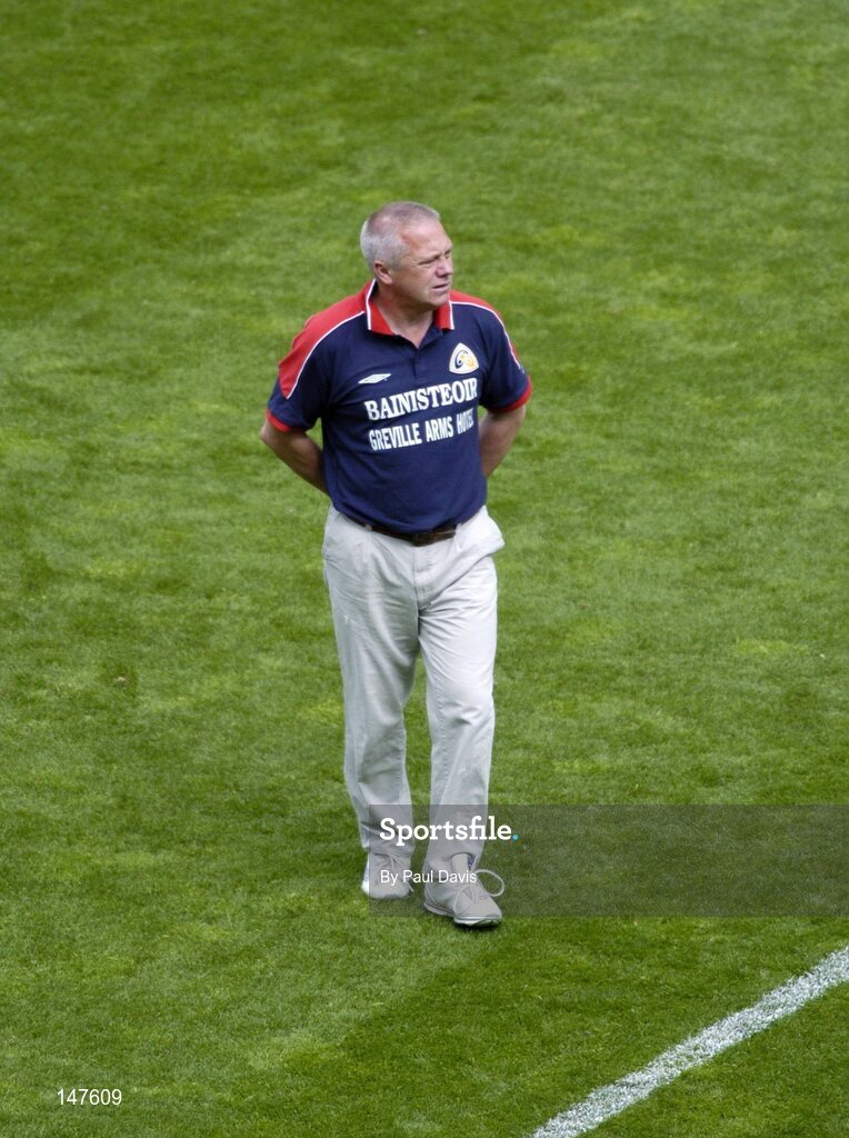18 July 2004; Paidi O Se, Westmeath manager. Bank of Ireland Leinster Senior Football Championship Final, Laois v Westmeath, Croke Park, Dublin. Picture credit; Ray McManus / SPORTSFILE