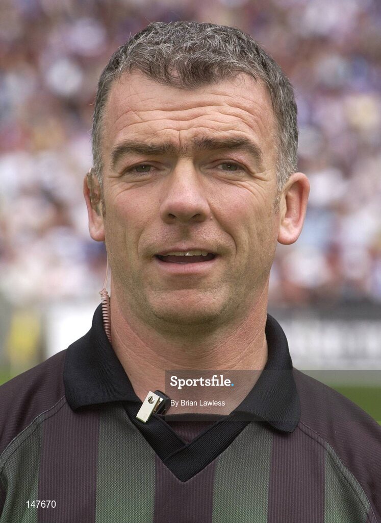 18 July 2004; Pat McEnaney, referee. Bank of Ireland Leinster Senior Football Championship Final, Laois v Westmeath, Croke Park, Dublin. Picture credit; Brian Lawless / SPORTSFILE