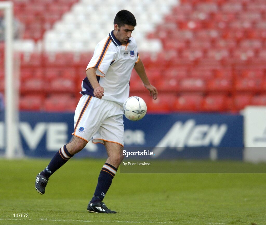 18 July 2004; Danny O'Connor, Drogheda United. eircom league, Premier Division, Shelbourne v Drogheda United, Tolka Park, Dublin. Picture credit; Brian Lawless / SPORTSFILE