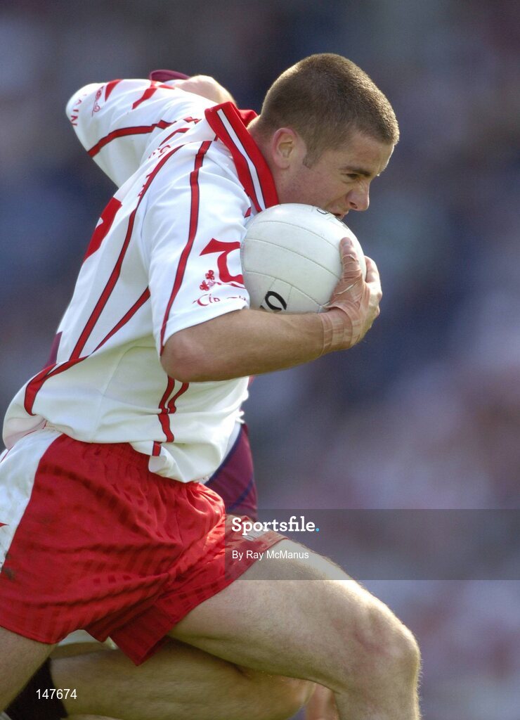 17 July 2004; Philip Jordan, Tyrone. Bank of Ireland Senior Football Championship Qualifier, Round 3, Tyrone v Galway, Croke Park, Dublin. Picture credit; Ray McManus / SPORTSFILE