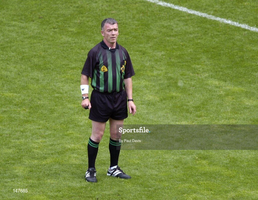 18 July 2004; Pat McEnaney, Referee. Bank of Ireland Leinster Senior Football Championship Final, Laois v Westmeath, Croke Park, Dublin. Picture credit; Ray McManus / SPORTSFILE