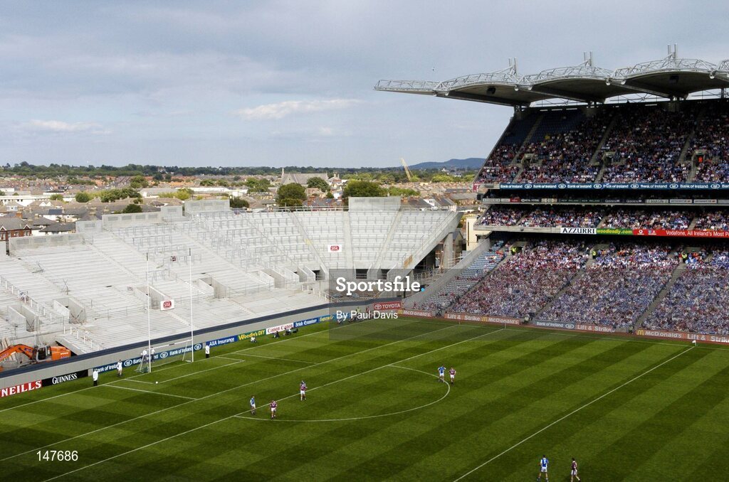 18 July 2004; A general view of Hill 16 during the Bank of Ireland Leinster Senior Football Championship Final, Laois v Westmeath, Croke Park, Dublin. Picture credit; Ray McManus / SPORTSFILE
