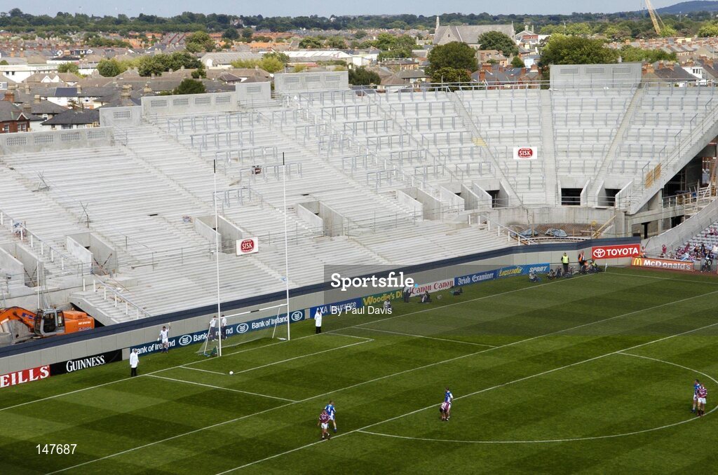 18 July 2004; A general view of Hill 16 during the Bank of Ireland Leinster Senior Football Championship Final, Laois v Westmeath, Croke Park, Dublin. Picture credit; Ray McManus / SPORTSFILE