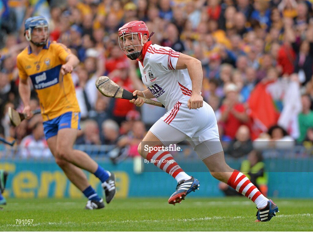8 September 2013; Anthony Nash, Cork, celebrates after scoring his side's second goal. GAA Hurling All-Ireland Senior Championship Final, Cork v Clare, Croke Park, Dublin. Picture credit: Barry Cregg / SPORTSFILE