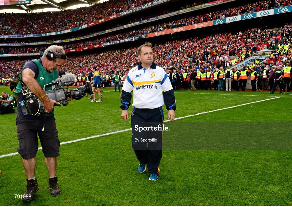 8 September 2013; Clare manager Davy Fitzgerald after the game. GAA Hurling All-Ireland Senior Championship Final, Cork v Clare, Croke Park, Dublin. Photo by Sportsfile